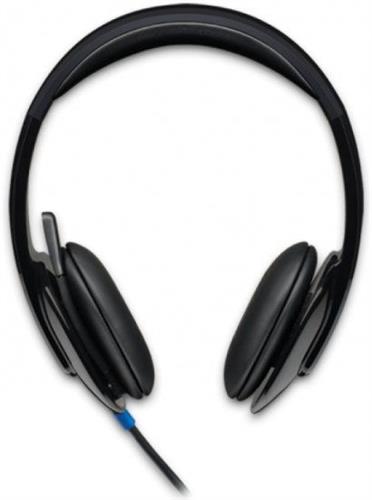 אוזניחות ומיקרופון Logitech H540 USB Computer Headset Black