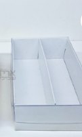 10 יח קרטון סושי 2 שורות שקוף