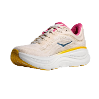 HOKA BONDI WIDE 9 נעלי ספורט לנשים בונדי 9 רחבות בצבע אלבסטר/ליבנה