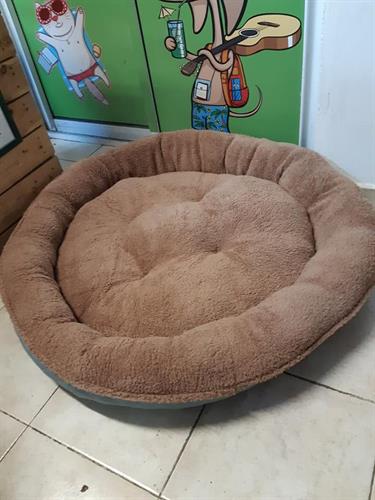מיטת פוך לכלב AKC עגולה קוטר 1 מטר