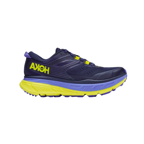 Hoka Men's One One Blue Yellow   - נעלי ריצה גברים הוקה