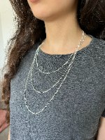 שרשרת פנצר מכסף סטרלינג 925