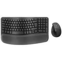 סט מקלדת ועכבר אלחוטי Logitech Wave Keys and Lift Combo עברית/אנגלית