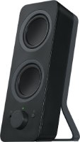 רמקולים למחשב Logitech Z207 10W – רמקול בודד שחור עם שני דרייברים כפתור ווליום ונורית ירוקה חוטי