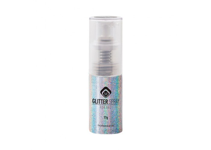 GLITTER SPRAY HOLOGRAM SILVER ספריי נצנצים