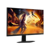מסך גיימינג 23.8 אינץ' Aoc 24G4ZRE – מסך שחור מציג סצנת משחק צבעונית על רקע מדברי 240Hz
