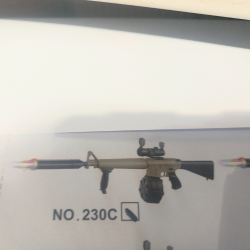 רובה ג'ל אוטומט סוללה נטענת -  Gel blaster M16 MUSTECO  230C