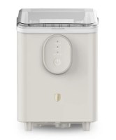 מכונת קרח Berlinger Haus BH9941 – מכונה בצבע קרם עם פאנל שליטה קדמי ומכסה שקוף
