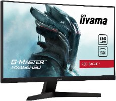 מסך קעור גיימינג IIYAMA 23.6" VA 1MS G-MASTER RED EAGLE