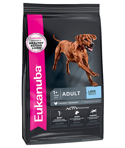 יוקנובה עוף ואורז בוגר לארג בריד 15 קג - EUKANUBA LARGE BREED CHICKEN AND RICE 15 KG