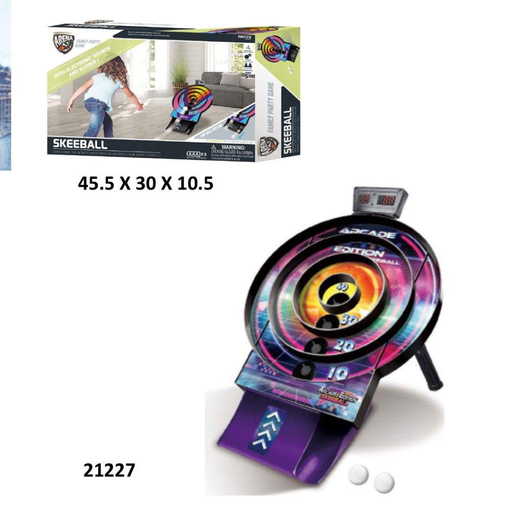 משחק קליעה למטרה Skeeball אלקטרוני