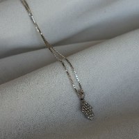 שרשרת חמסה קטנה | שרשרת חמסה משובצת