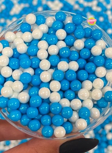 סוכריות פנינים סודה כחול לבן 100 גרם