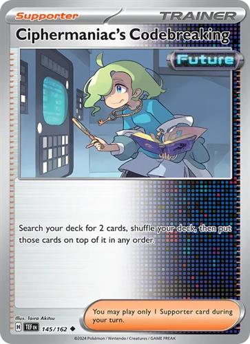 קלף בודד single פוקימון - ciphermaniac's codebreaking - Temporal Forces - 145/162