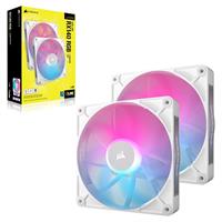 Corsair iCUE LINK RX140 RGB 140mm PWM 2xFans Start Kit White