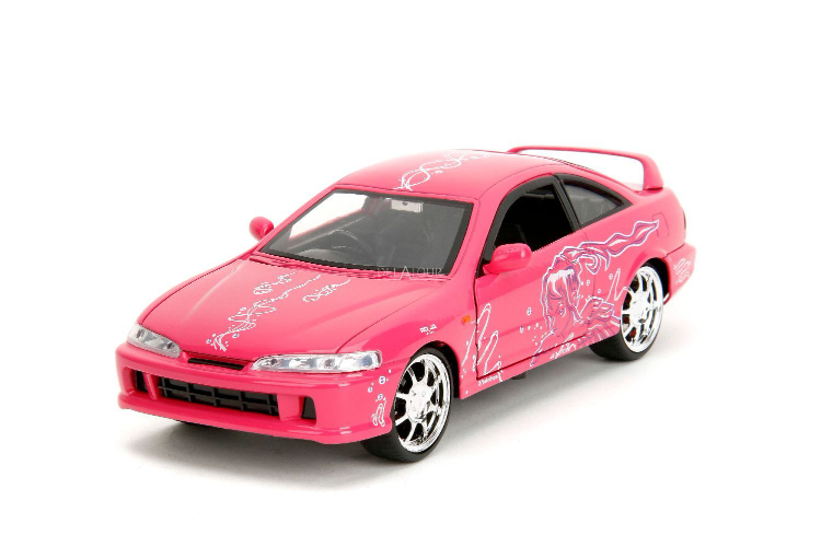 ג'אדה מהיר ועצבני - הונדה ורודה - Jada Fast & Furioust 1995 HONDA INTEGRA TYPE R 1:24
