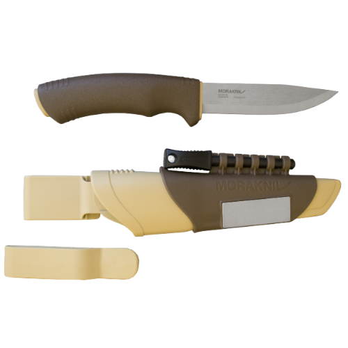 סכין בושקראפט מדברי עם ערכת השרדות  Bushcraft Survival – Desert  של morakniv