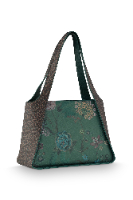 תיק צד ירוק בינוני מידות 34x13x23 ס"מ דגם Bodhi Filou Flower