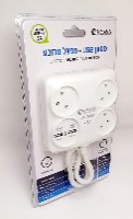 מטען USB עם מפצל מרובע – טעינה נוחה ומהירה למספר מכשירים