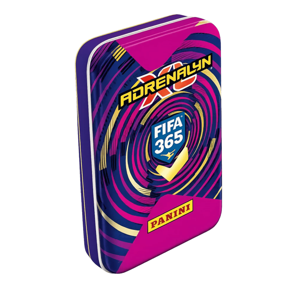 Panini Adrenalyn XL FIFA 365 2027 Pocket Tin – קופסת פח סגולה