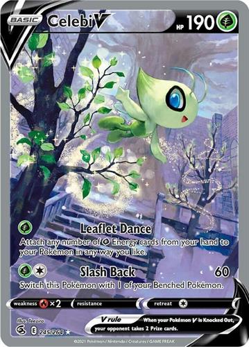 קלף בודד single פוקימון - celebi - Fusion Strike - 245/264