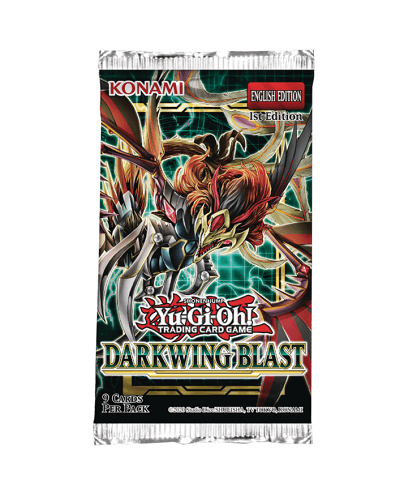 Yu-Gi-Oh Darkwing Blast Booster Pack קלפי יו-גי-הו TCG מקוריים חבילת בוסטר