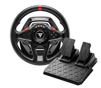 ערכת סימולטור נהיגה Thrustmaster T128P עם Force Feedback וחיווי LED ל-PlayStation/PC