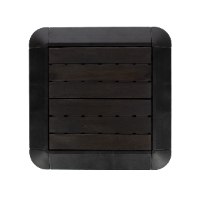 מארז 9 יח' אריחי דק 30*30 ס"מ 6 ישרים צבע אפור עץ Acacia