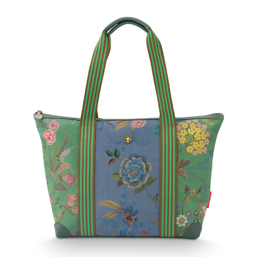 תיק צד ירוק בינוני TILDA BODHI FLOWER מידות 47X17X37 ס"מ של חברת PIP STUDIO