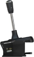 ידית הילוכים Turtle Beach VelocityONE Multi-Shift PC/Xbox One/Xbox Series X/S – פריט בודד שחור וכסוף בעל ידית בורר מצבים