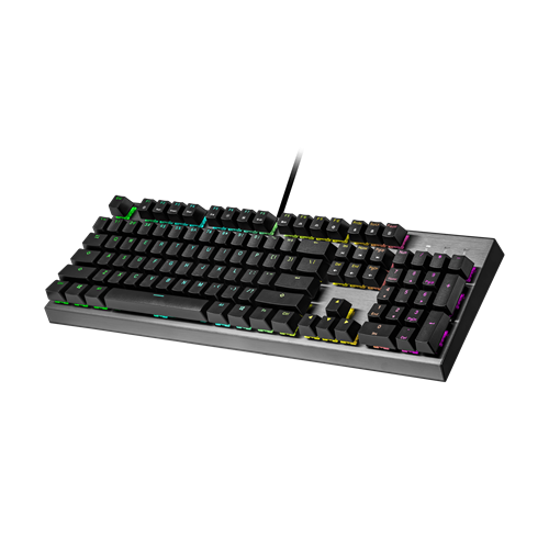 מקלדת גיימינג מכאנית CoolerMaster CK350 Blue Switch עברית/אנגלית