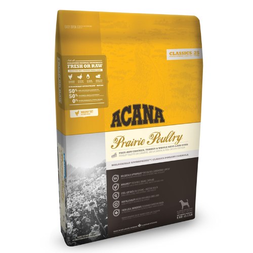אקאנה קלאסיק עוף פריירי פולטרי 11.4 קג -  ACANA  CHICKEN AND TURKEY11.4 KG