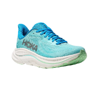 HOKA CLIFTON 10 WIDE  נעלי ספורט נשים הוקה קליפטון 10 רחבות בצבע כחול סקי/כחול סיאלו