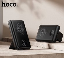 סוללת גיבוי 10,000mAh המשלבת מטען אלחוטי מגנטי (MagSafe) HOCO DB93