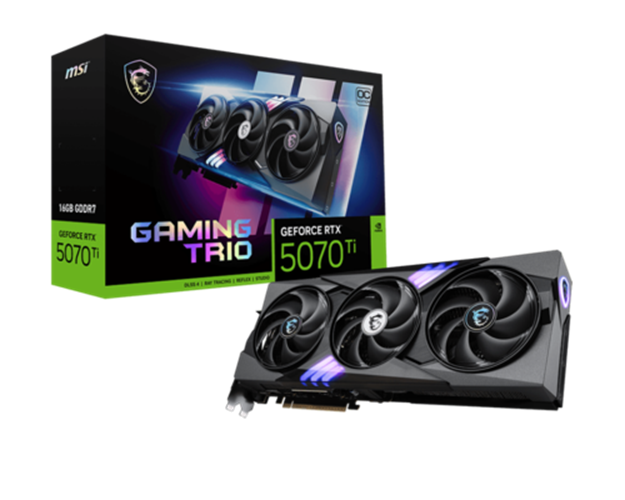 כרטיס מסך MSI  GeForce RTX 5070 Ti 16G GAMING TRIO OC