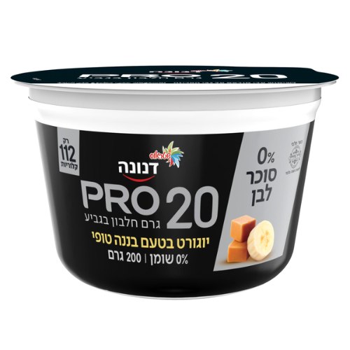 פרו יוגורט בטעם בננה טופי 0%