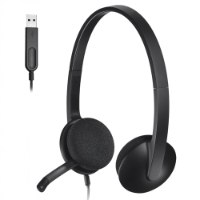 אוזניות ומיקרופון LOGITECH H340 USB HEADSET