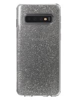 כיסוי Skech ל-Galaxy S10 PLUS דגם  SPARKLE (שקוף כסף) נצנצים