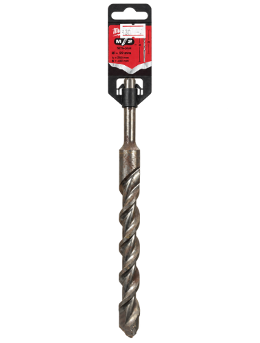 מקדח לפטישון ⁦Milwaukee M2⁩ – ⁦22×250⁩ מ״מ