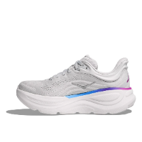 HOKA BONDI 9 WIDE נעלי ספורט לנשים בונדי 9 רחבות בצבע אפור/לבן | הוקה נשים