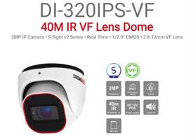 מצלמת כיפה PROVISION IP DI-320IPS-VF POE IP67 40M IR SD Support