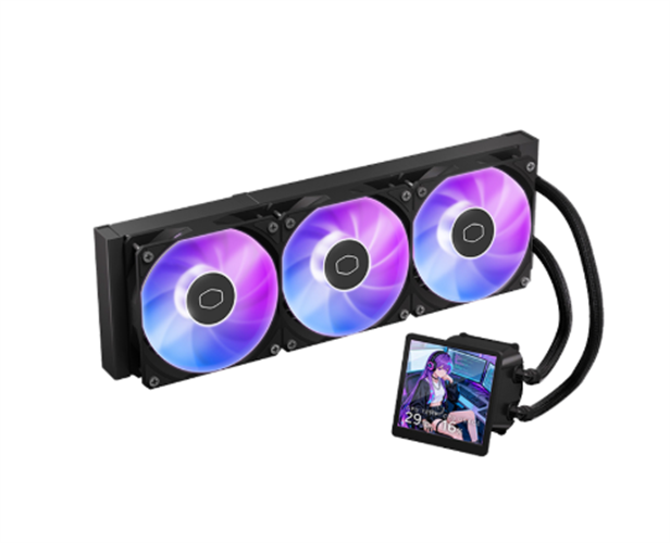 קירור נוזלי משולש Cooler Master MasterLiquid Core LCD 360 4-inch