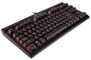 מקלדת גיימינג מכנית CORSAIR K63 COMPACT CHERRY MX RED