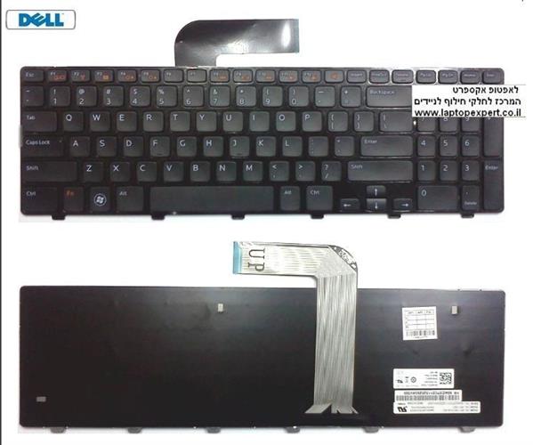 החלפת מקלדת למחשב נייד דל Dell Inspiron 15R N5110 5110 Laptop Keyboard 04DFCJ / NSK-DY0SW
