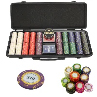 מזוודת פוקר ABS מקצועית 500 ז'יטונים-MONTE CARLO Diamond-LOW