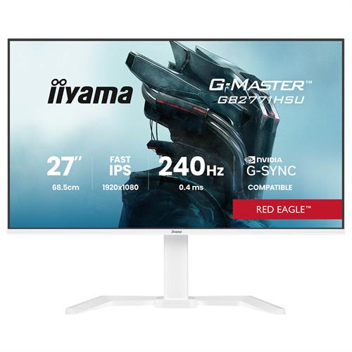 מסך מחשב לגיימינג IIYAMA 27" G-Master IPS FHD 240Hz 0.4ms White