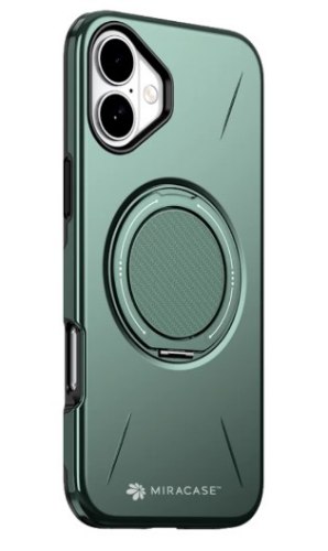 קייס פלסטיק לטלפון נייד מירקייס דגם Miramag עבור iPhone 16 ירוק