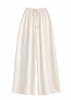 The Satin Cream Trousers