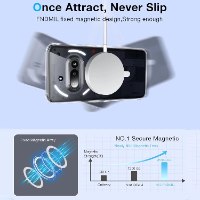 כיסוי שקוף איכותי עם תמיכה ב- Magsafe ל- Nothing Phone 3A