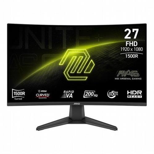 מסך גיימינג קעור MSI MAG 276CF E20 27" FHD 200Hz VA